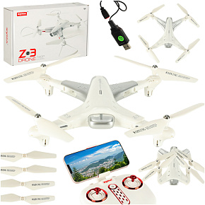 Dron RC SYMA Z3 s kamerou 720P HD, 2,4 GHz, bílý