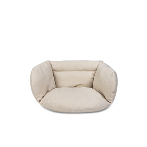 Polštář LUARO na závěsnou houpačku čapí hnízdo měkký ecru Polštář LUARO na závěsnou houpačku čapí hnízdo měkký ecru