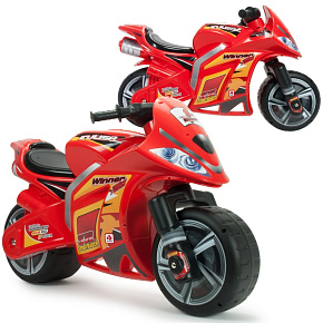 INJUSA Odrážedlo Chodítko Běžecká Motorka Winner 750 sx Červená