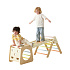 CLASSIC WORLD Dřevěná Lezecká Sada Montessori Trojúhelník 5v1 - Dětské Hřiště a Indoor Tělocvična