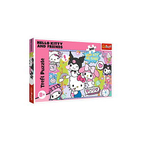Puzzle Hello Kitty 300 dílků 60x40cm v krabici 40x27x4cm Puzzle Hello Kitty 300 dílků 60x40cm v krabici 40x27x4cm