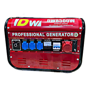 DW DW-8500W: 6,5HP Profesionální benzínový generátor - 2500W DW DW-8500W: 6,5HP Profesionální benzínový generátor - 2500W