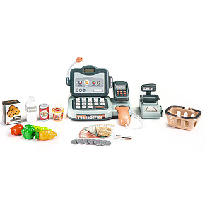 Cash Register with Products Scanner Calculator Sounds