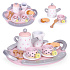 Wooden tea set cups kettle 15 pieces ECOTOYS