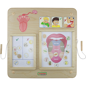MASTERKIDZ Vzdělávací Tabule Smysl Chuti Montessori