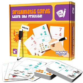 WOOPIE Vzdělávací karty Fiszki pro výuku počítání