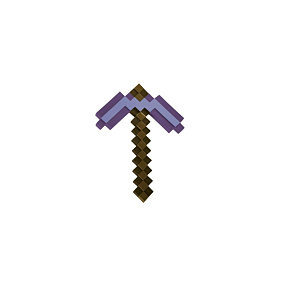 Krumpáč Minecraft očarovaný plast 42cm na kartě Krumpáč Minecraft očarovaný plast 42cm na kartě