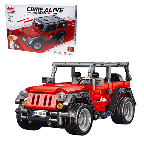 Lebula stavebnice sada 448 dílků jeep terénní auto dálkově ovládané měřítko 1:16 Lebula stavebnice sada 448 dílků jeep terénní auto dálkově ovládané měřítko 1:16