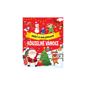 Sešit s nálepkami Kouzelné Vánoce 24x30cm Sešit s nálepkami Kouzelné Vánoce 24x30cm