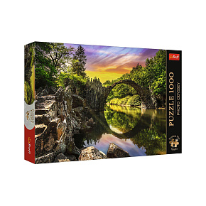 Puzzle Premium Plus - Photo Odyssey: Most v Kromlau,Německo 1000 dílků 68,3x48cm v krabici 40x27x6cm