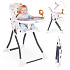 Folding High Chair for Feeding with Toys ECOTOYS