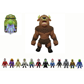 Flexi Monster strašidelné figurky série 5 natahovací silikon 14cm mix druhů na kartě 16,5x23,5cm Flexi Monster strašidelné figurky série 5 natahovací silikon 14cm mix druhů na kartě 16,5x23,5cm