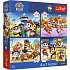 Puzzle Premium 4v1 Paw Patrol 4x88 dílků 28,5x20,5cm v krabici 28x28x6cm