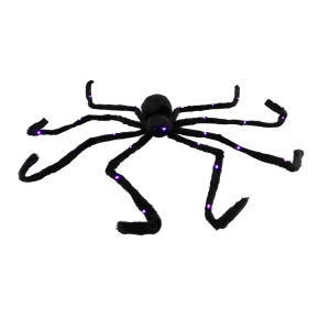 Pavouk velký plyš 125x9cm na baterie se světlem v sáčku 31x23x8cm