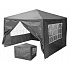 Garden commercial pavilion tent, 3x3 m, 4 walls, gray, MultiGarden