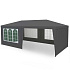 Garden commercial pavilion tent, 3x6 m, 6 walls, gray, MultiGarden