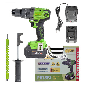 Aku vrtací šroubovák s příklepem Procraft PA18BL Aku vrtací šroubovák s příklepem Procraft PA18BL