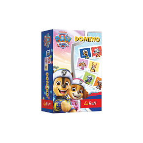 Domino papírové Tlapková patrola/Paw patrol 28 kartiček společenská hra v krabici 10x15x4cm Domino papírové Tlapková patrola/Paw patrol 28 kartiček společenská hra v krabici 10x15x4cm