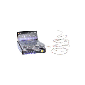 LED světelný řetěz 66 LED Multicolor na baterie LED světelný řetěz 66 LED Multicolor na baterie