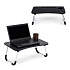 Black laptop stand bed table 60x40 cm ModernHome