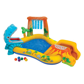Water pool, children's playground, slide, fountain Intex 57444 Water pool, children's playground, slide, fountain Intex 57444