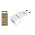Síťový adaptér 2x USB QC 3.0 + USB, 23 W, bílý (ECO BALENÍ)