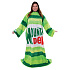 Snuggie Original - Fleece deka - s rukávy - retro zelená Mountain Dew