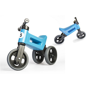 Odrážedlo FUNNY WHEELS Rider Sport modré 2v1, výška sedla 28/30cm nosnost 25kg 18m+ v sáčku Odrážedlo FUNNY WHEELS Rider Sport modré 2v1, výška sedla 28/30cm nosnost 25kg 18m+ v sáčku