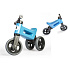 Odrážedlo FUNNY WHEELS Rider Sport modré 2v1, výška sedla 28/30cm nosnost 25kg 18m+ v sáčku