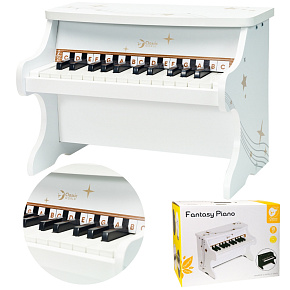 CLASSIC WORLD Dřevěné Piano pro Děti + Kniha pro Učení CLASSIC WORLD Dřevěné Piano pro Děti + Kniha pro Učení