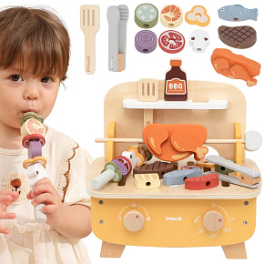 VIGA Dřevěná Sada na Grilování BBQ Gril VIGA Dřevěná Sada na Grilování BBQ Gril