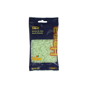 Zažehlovací korálky Hama MIDI svítící ve tmě 1000ks v sáčku Zažehlovací korálky Hama MIDI svítící ve tmě 1000ks v sáčku