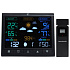 Backlit wireless weather station with outdoor sensor, LCD display, thermometer, barometer, clock