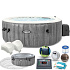 Nadmuchiwane SPA basen z hydromasażem 4 os. 196x71 cm WIFI akcesoria premium INTEX 28440