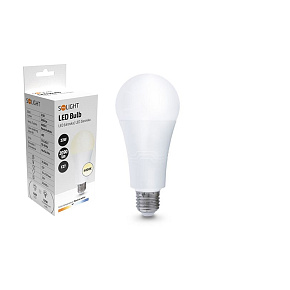Žárovka LED žárovka, klasický tvar, 22W, E27, 4000K, 270°, 2090lm
