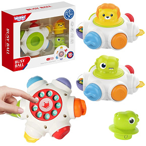 WOOPIE BABY Kosmická Raketa Aktivit - Edukační Senzorická Kostka 18m+ WOOPIE BABY Kosmická Raketa Aktivit - Edukační Senzorická Kostka 18m+