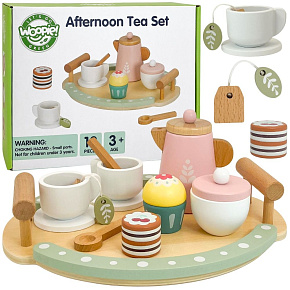 WOOPIE GREEN Dřevěná sada na čaj a kávu 12 ks FSC WOOPIE GREEN Dřevěná sada na čaj a kávu 12 ks FSC