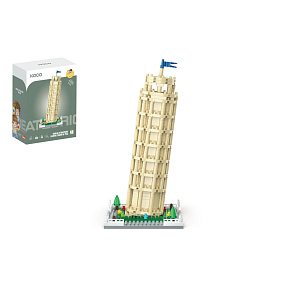 Stavebnice mini KOCO Věž v Pise plast 548 ks v krabičce 13x16,5x7cm Stavebnice mini KOCO Věž v Pise plast 548 ks v krabičce 13x16,5x7cm