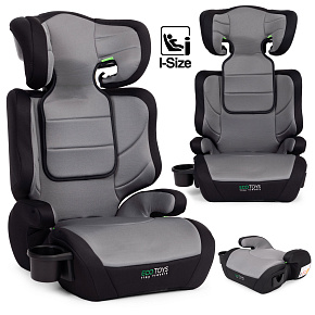 Autosedačka pro děti 2v1 podsedák i-SIZE výška 100-150 cm držák na nápoje ECOTOYS Autosedačka pro děti 2v1 podsedák i-SIZE výška 100-150 cm držák na nápoje ECOTOYS