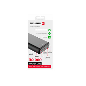 Power bank Power line 30000 mAh 20W Power Delivery Black Power bank Power line 30000 mAh 20W Power Delivery Black