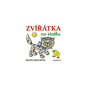 Knížka leporelo CZ text - Zvířátka na statku 10,5x10cm 12m+