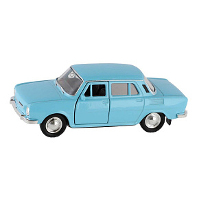 Auto Welly Škoda 100 kov/plast 11cm 1:34 na volný chod 4 barvy v krabičce 15x7x7cm