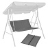 Garden swing seat 120 x 93 cm, gray, MultiGarden