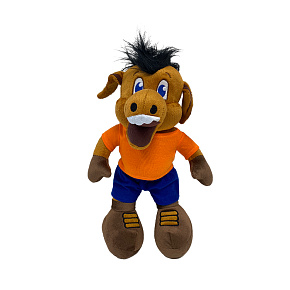 Plyšový oranžový osel Plyšový oranžový osel