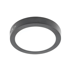 GTV LED stropní svítidlo LD-ORN24W-NBP-10 ORIS Plus 24W přisazený černá, n