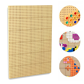 MASTERKIDZ Nástěnný Panel Vědecká Kreativní STEM Tabule 120x80 cm Bez Montážního Panelu