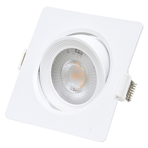 Ecolite  LED-DLS-5W/4100 SMD čtverec výklopný 5W, IP20, 520lm, 2700K