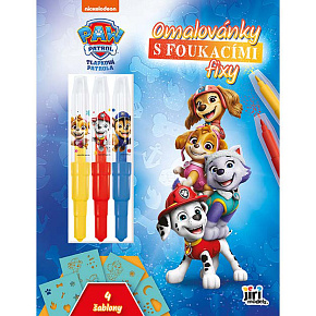 Omalovánky s foukacími fixy Paw Patrol/Tlapková Patrola Omalovánky s foukacími fixy Paw Patrol/Tlapková Patrola