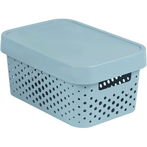 Úložný box INFINITY 4,5l s víkem šedý putníky Úložný box INFINITY 4,5l s víkem šedý putníky