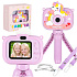 Digitální fotoaparát pro děti na stativu jednorožec fialový